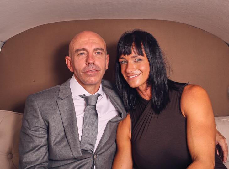 Cindy Landolt with her husband Gareth Wayne Ridpath